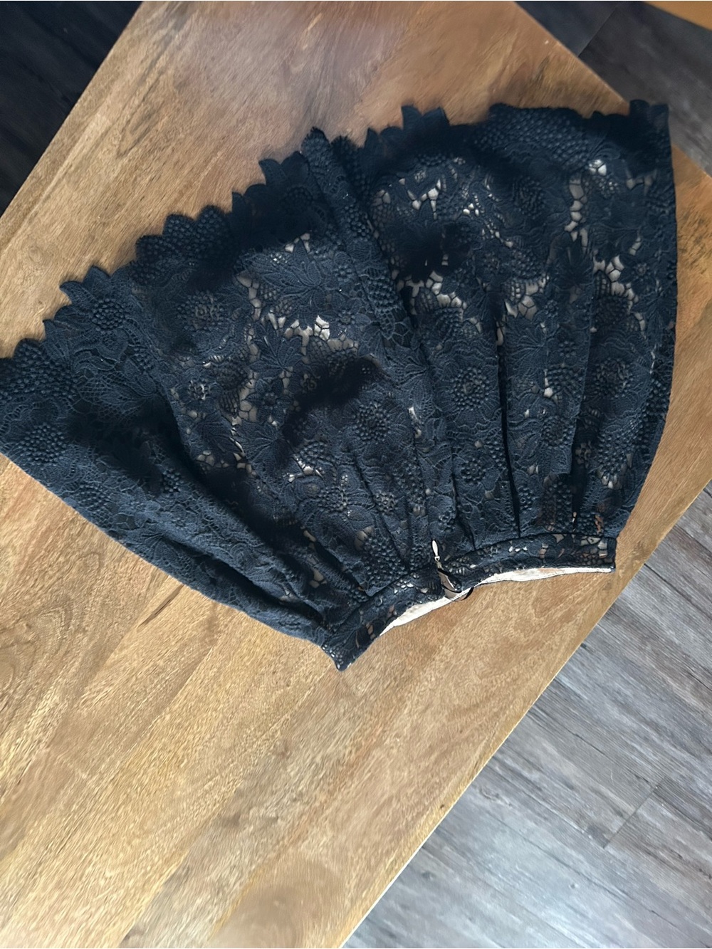 Joie Black Lace Mini Skirt